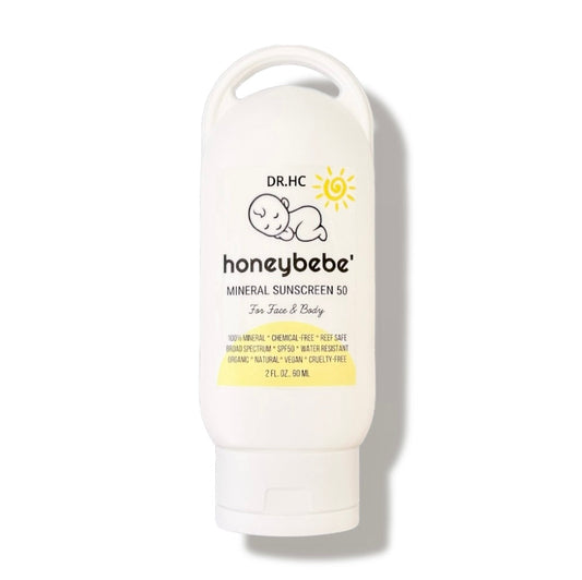 DR.HC Honeybebe' Mineral Sunscreen 50 (for baby face & body) (2.4 fl.oz., 70 ml)-0
