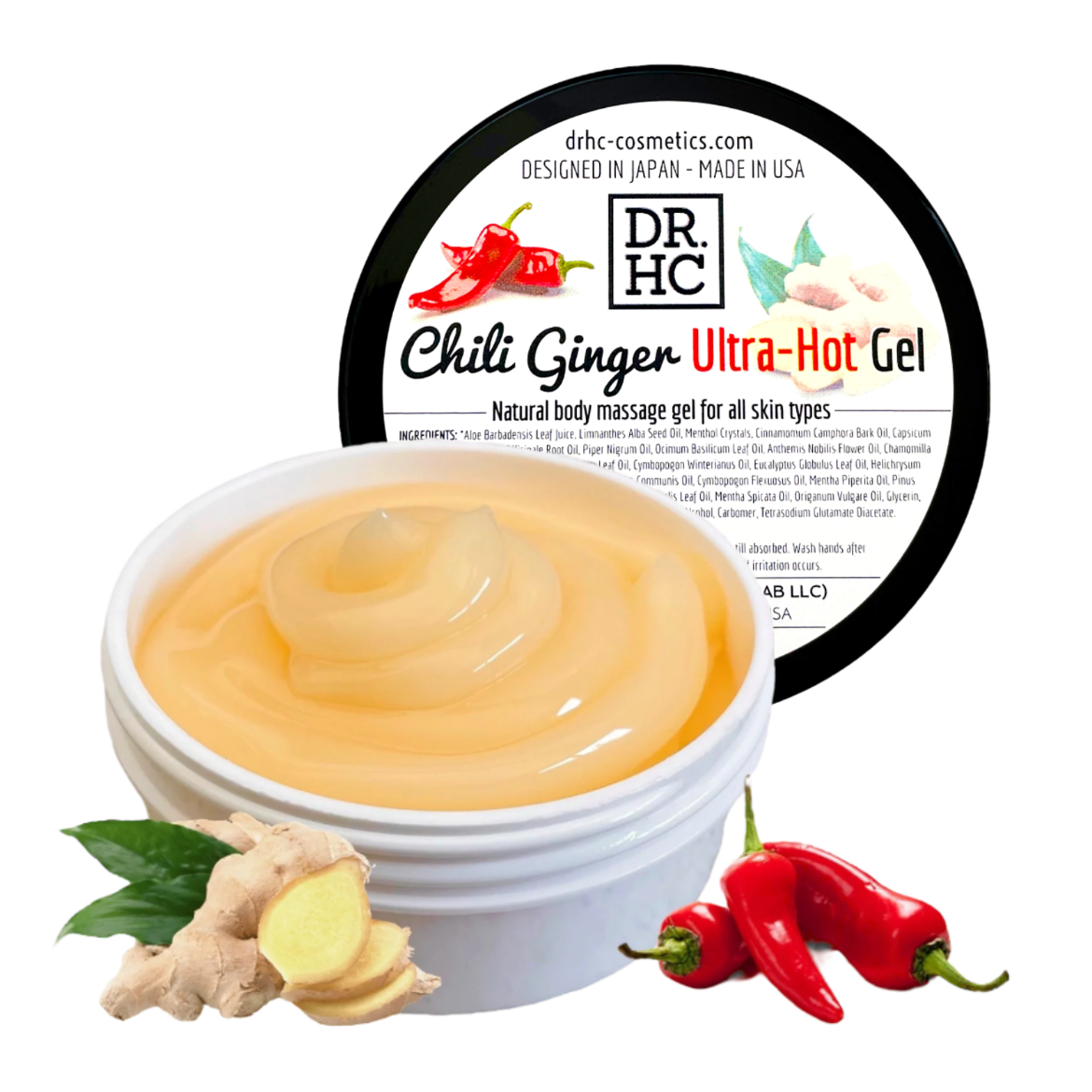 DR.HC Chili Ginger Ultra-Hot Gel (60g, 2.1oz.)-6