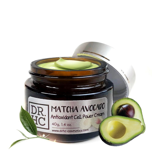 DR.HC Matcha Avocado Antioxidant Cell Power Cream (25~40g, 0.9~1.4oz) (Anti-aging, Skin recovery, Skin toning, Anti-pollution...)-0