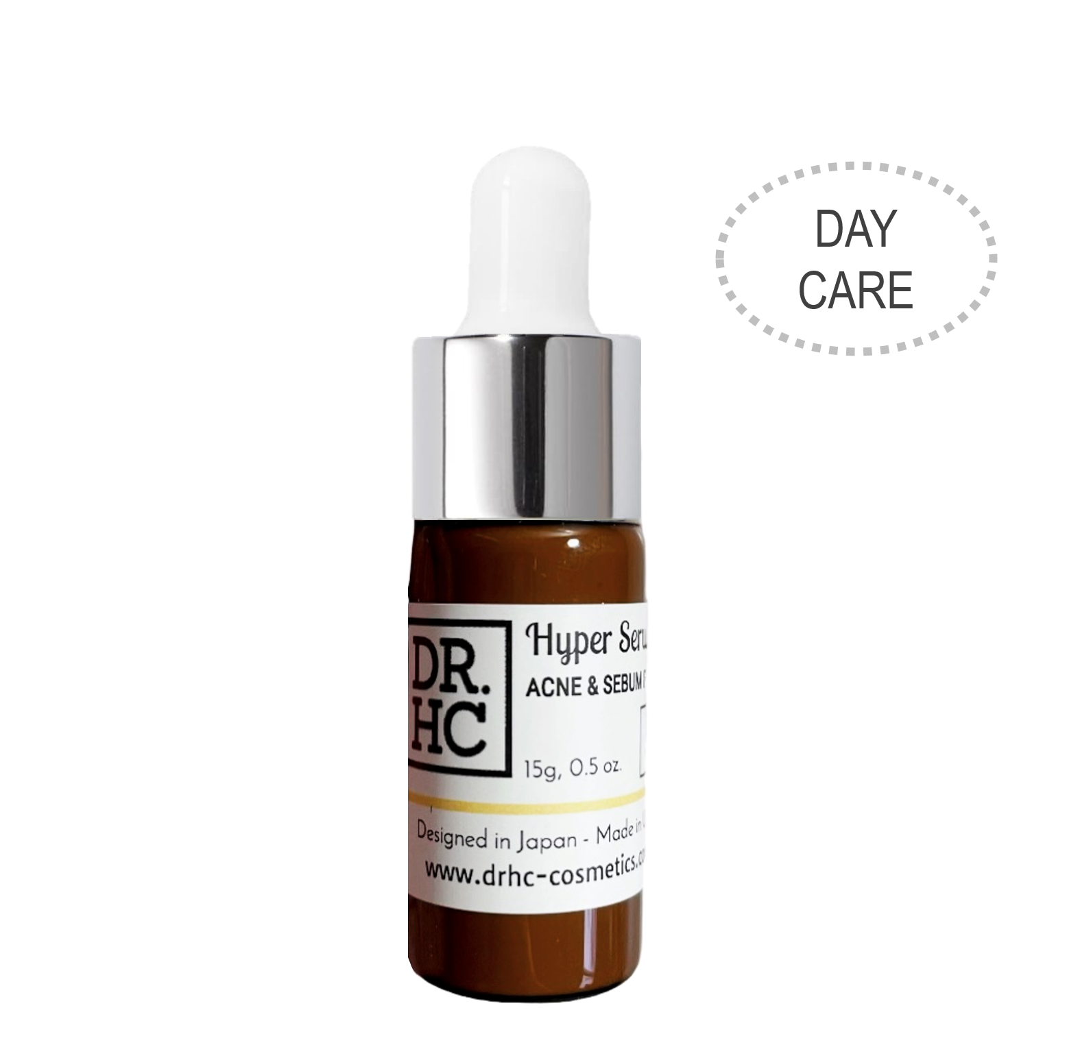 DR.HC Hyper Serum - Acne & Sebum Fighting - DAY CARE (15g, 0.5oz.) (Anti-acne, Oil removing, Anti-inflammatory, Anti-irritation...)-2