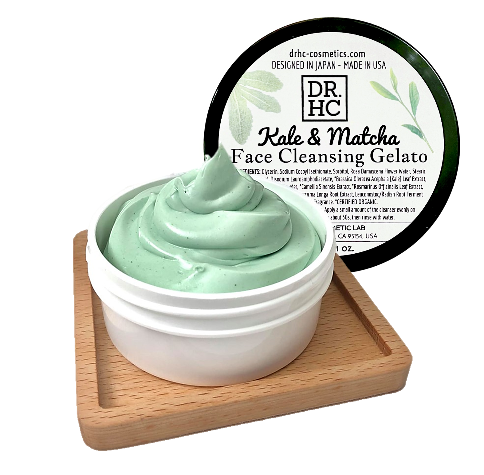 DR.HC Kale & Matcha - Face Cleansing Gelato (60g, 2oz) (Skin brightening, Anti-aging, Anti-inflammatory, Anti-acne...)-5
