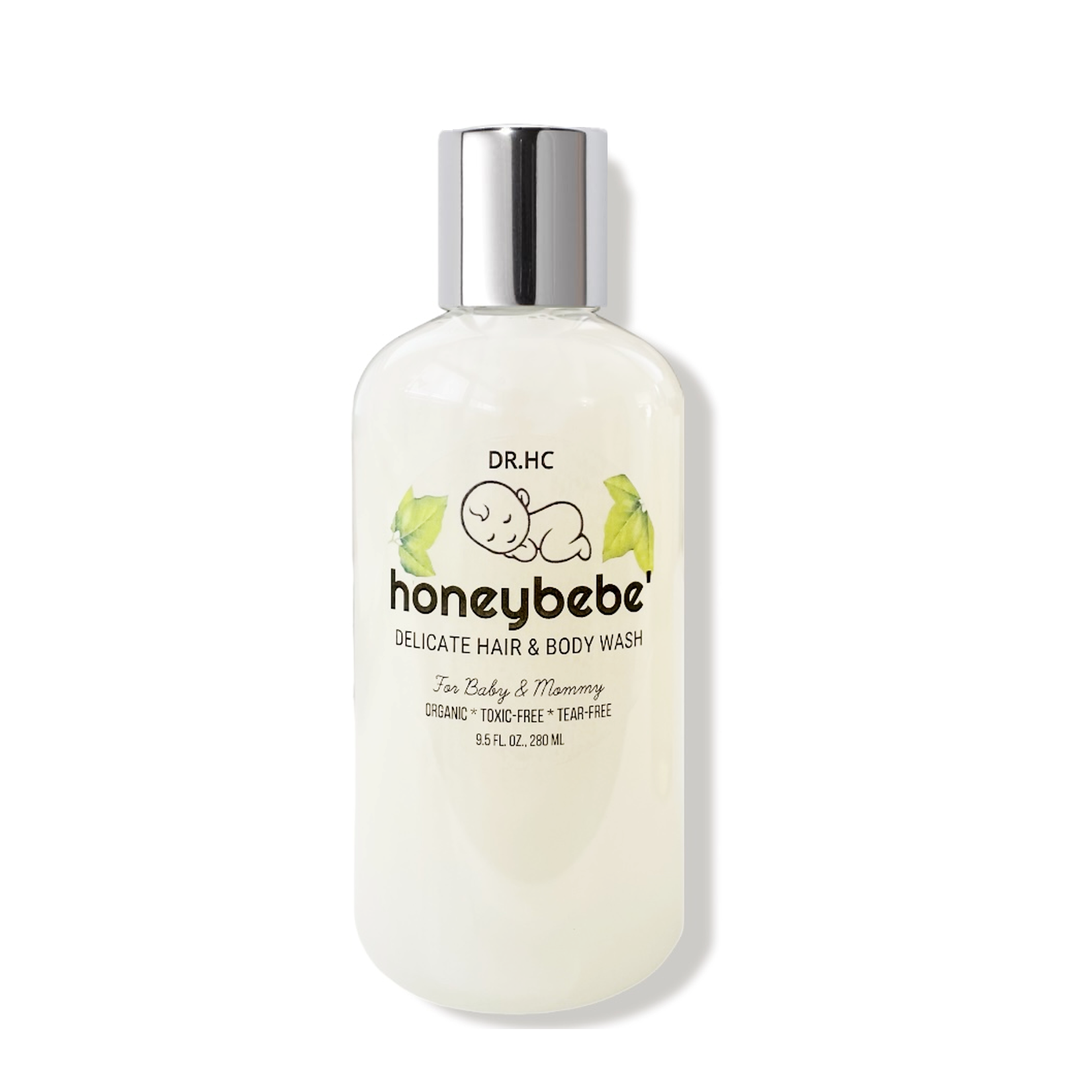 DR.HC Honeybebe' Delicate Hair & Body Wash - For Baby & Mommy (9.5 fl.oz., 280 ml)-6