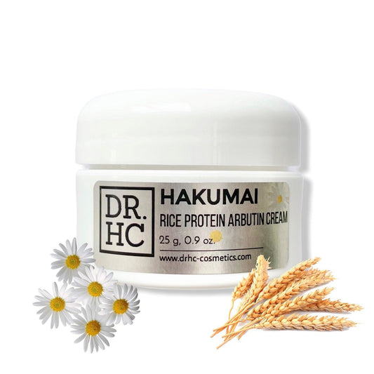 DR.HC Hakumai Rice Protein Arbutin Cream (25~40g, 0.9~1.4oz) (Skin brightening, Anti-acne, Anti-blemish, Anti-aging...)-1