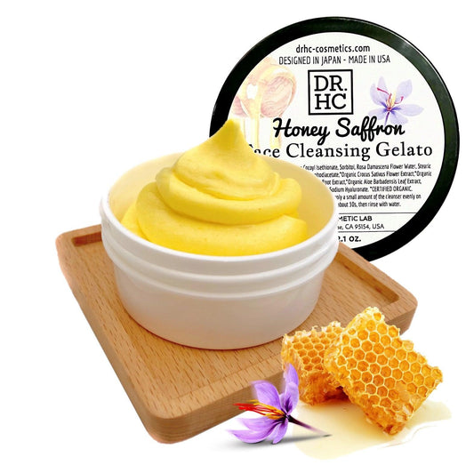 DR.HC Honey Saffron Face Cleansing Gelato (60g, 2.1oz.) (Skin recovery, Anti-scar, Anti-blemish, Anti-aging...)-0