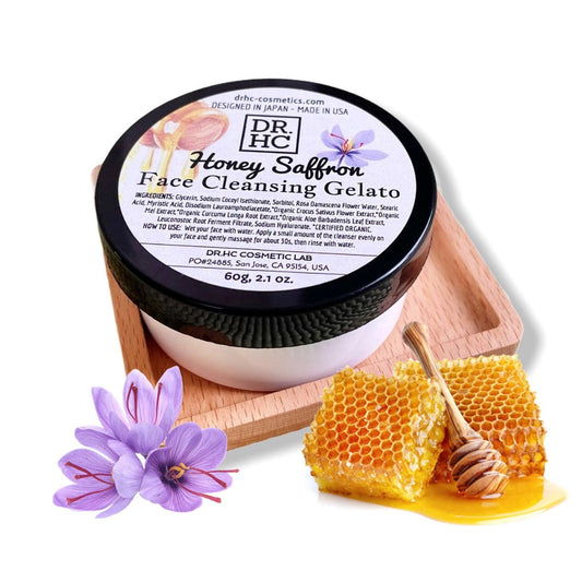 DR.HC Honey Saffron Face Cleansing Gelato (60g, 2.1oz.) (Skin recovery, Anti-scar, Anti-blemish, Anti-aging...)-1