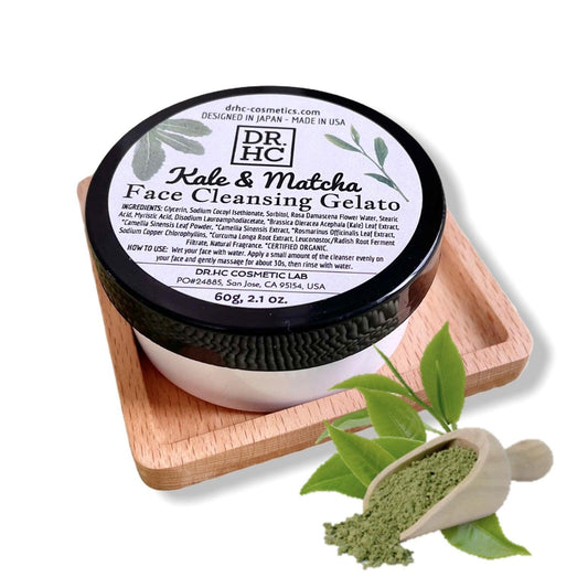 DR.HC Kale & Matcha - Face Cleansing Gelato (60g, 2oz) (Skin brightening, Anti-aging, Anti-inflammatory, Anti-acne...)-1