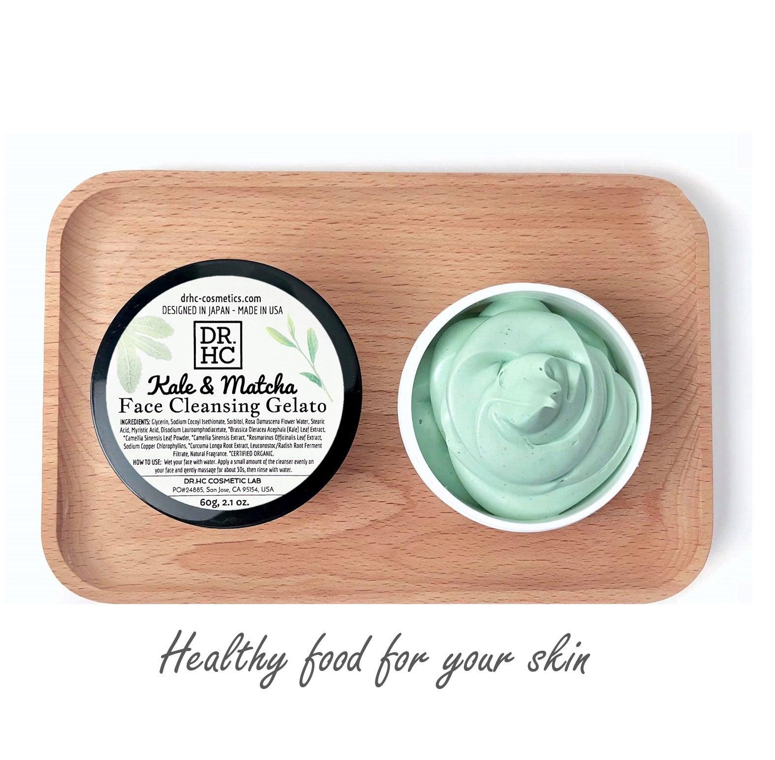 DR.HC Kale & Matcha - Face Cleansing Gelato (60g, 2oz) (Skin brightening, Anti-aging, Anti-inflammatory, Anti-acne...)-4