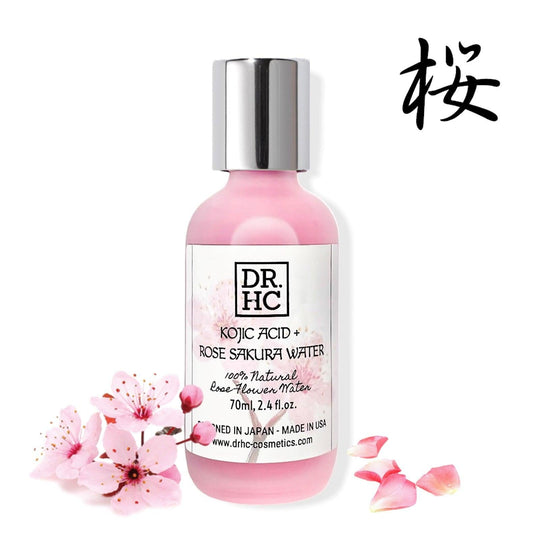 DR.HC Kojic Acid + Rose Sakura Water (70~120ml, 2.4~4.0fl.oz.) (Skin brightening, Anti-blemish, Anti-scar, Skin recovery...)-0