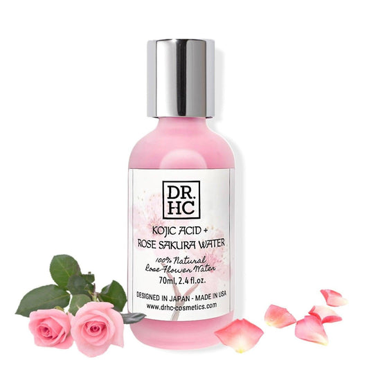DR.HC Kojic Acid + Rose Sakura Water (70~120ml, 2.4~4.0fl.oz.) (Skin brightening, Anti-blemish, Anti-scar, Skin recovery...)-1