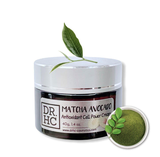DR.HC Matcha Avocado Antioxidant Cell Power Cream (25~40g, 0.9~1.4oz) (Anti-aging, Skin recovery, Skin toning, Anti-pollution...)-1