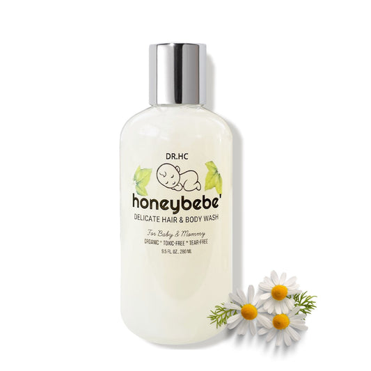DR.HC Honeybebe' Delicate Hair & Body Wash - For Baby & Mommy (9.5 fl.oz., 280 ml)-1