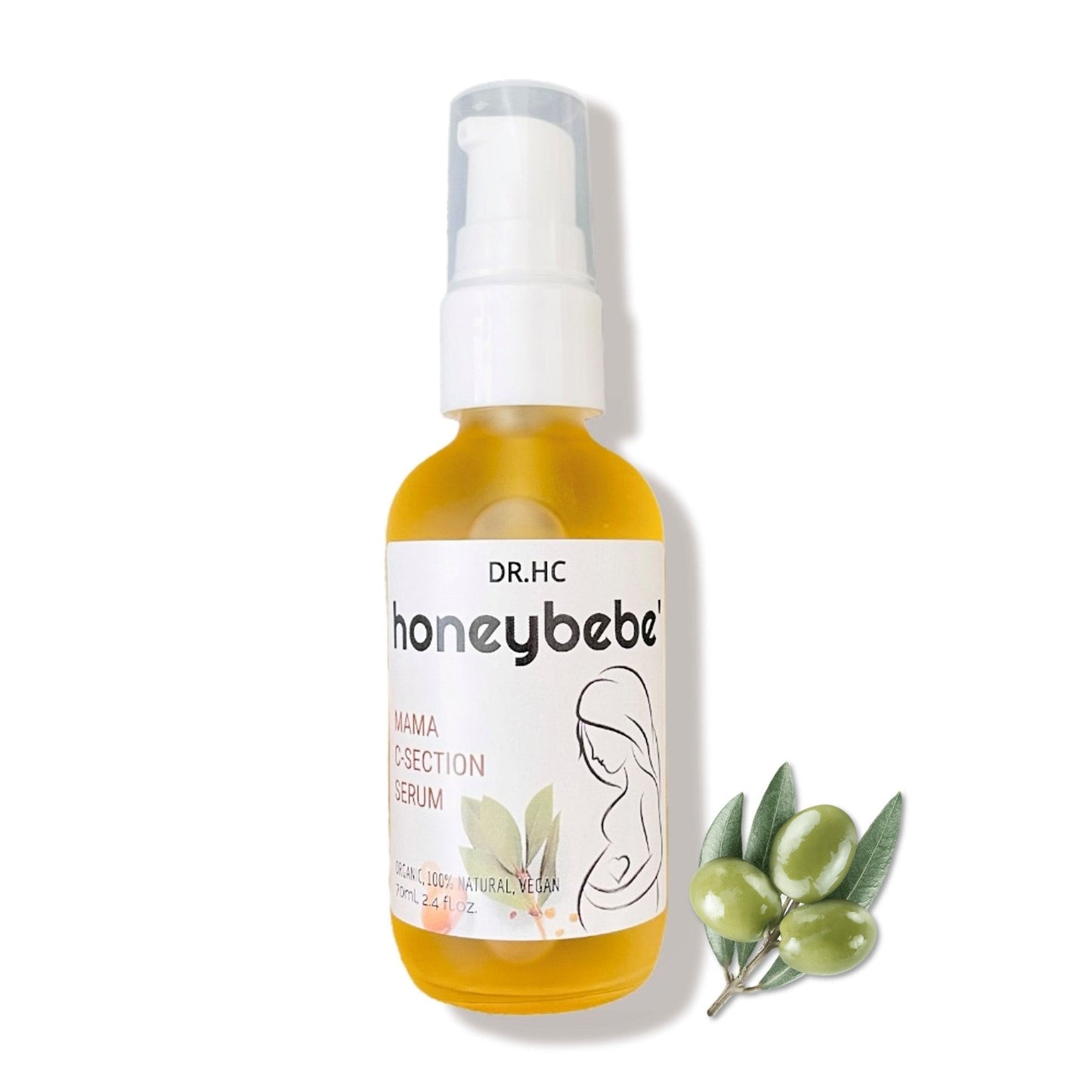 DR.HC Honeybebe' Mama C-Section Serum (100% Organic, Natural & Vegan) (70ml, 2.4 fl.oz.)-2