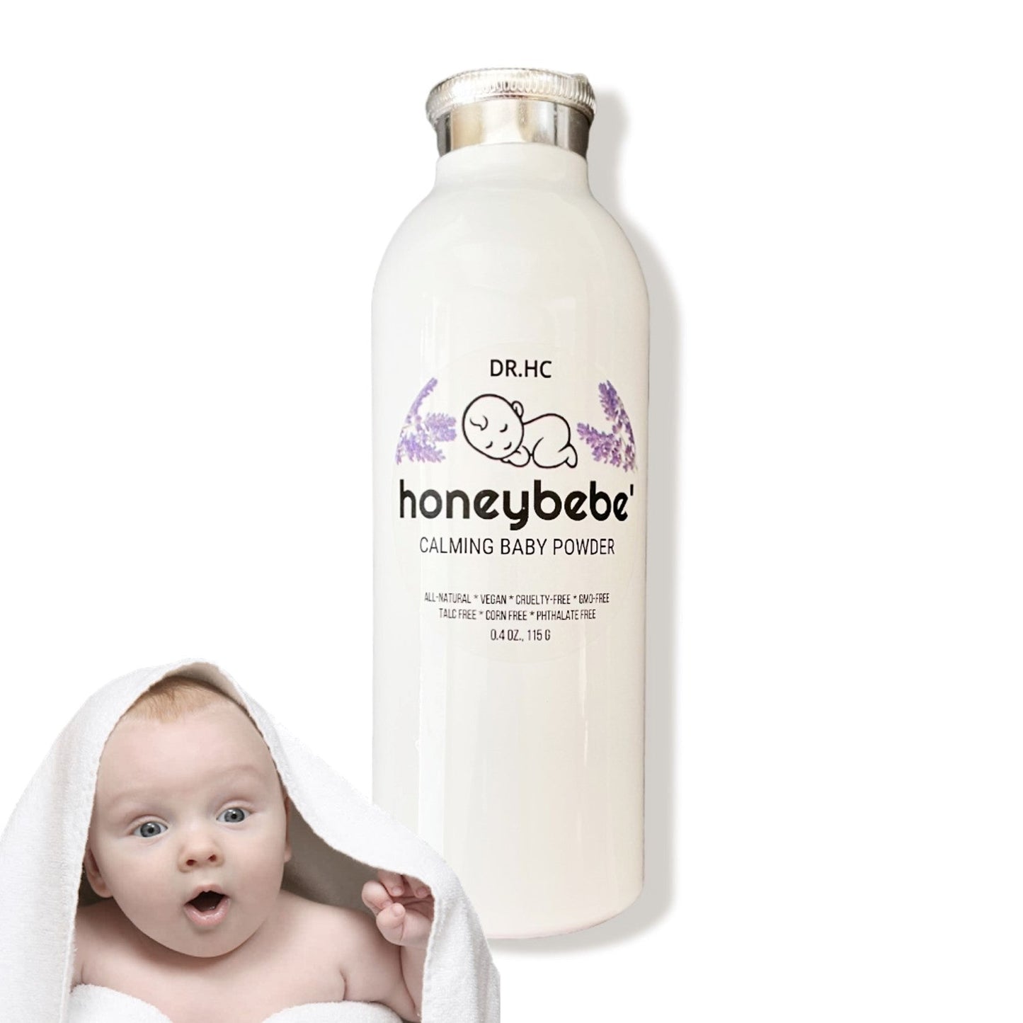 DR.HC Honeybebe' Calming Baby Powder (115g, 4oz.)-1