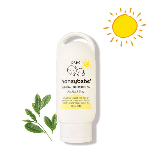 DR.HC Honeybebe' Mineral Sunscreen 50 (for baby face & body) (2.4 fl.oz., 70 ml)-1